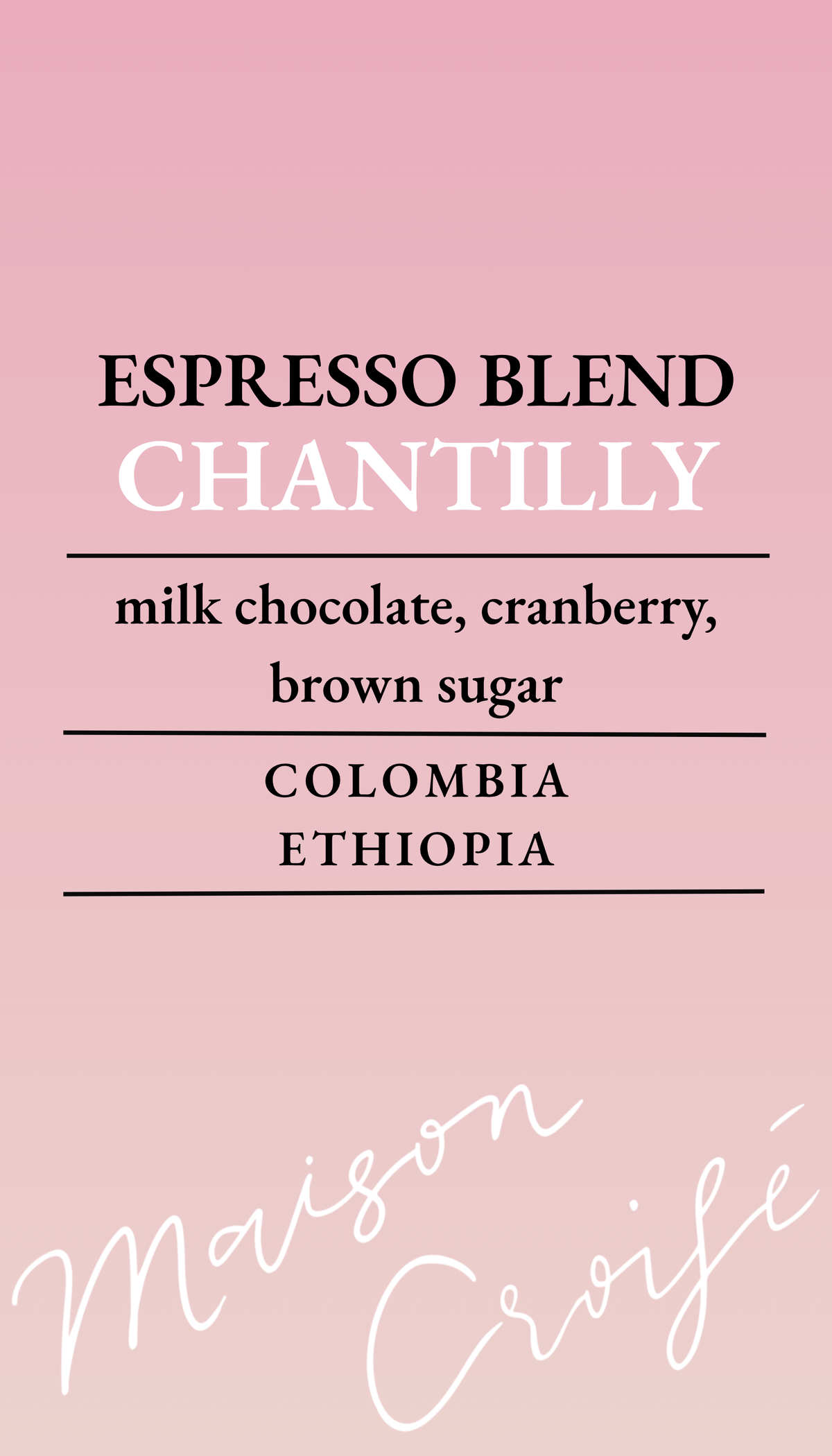 Chantilly Blend