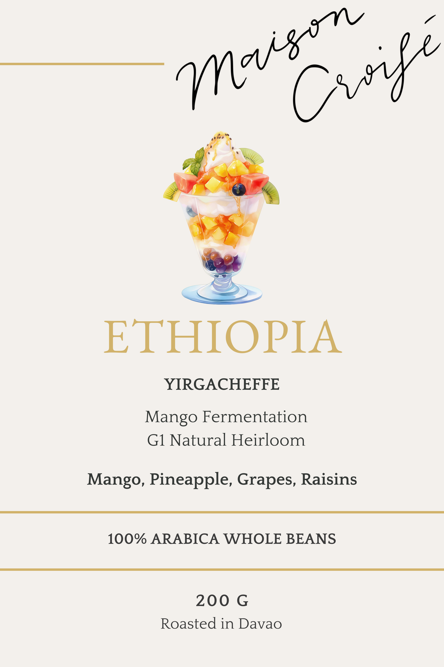Ethiopia Yirgacheffe Mango Fermentation G1 Natural