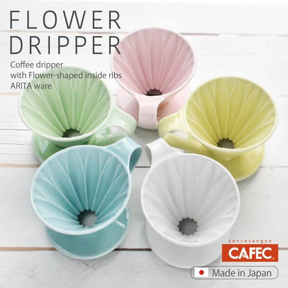 CAFEC Ceramic Flower Dripper