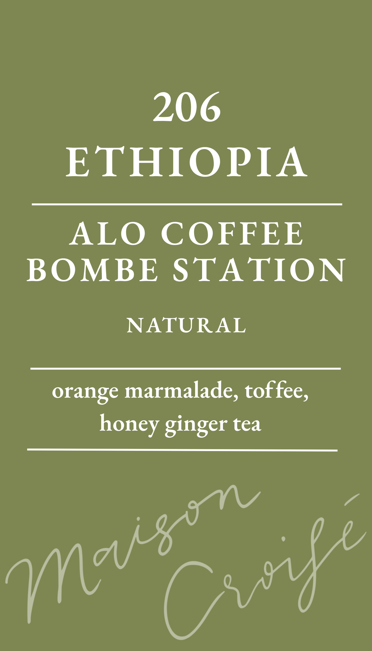 206 Ethiopia Alo Coffee