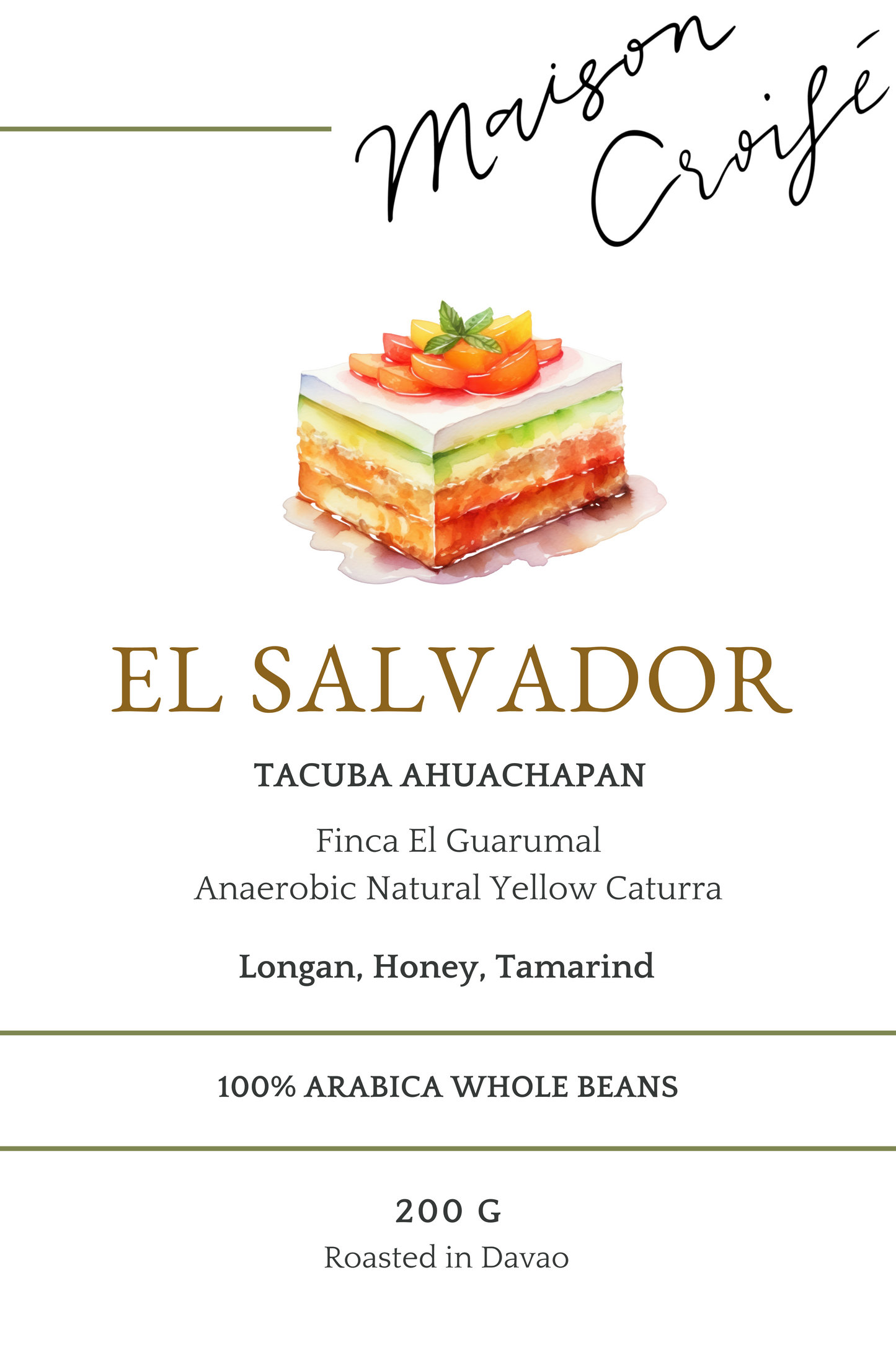 El Salvador Tacuba Ahuachapan Finca El Guarumal Anaerobic Natural Yellow Caturra