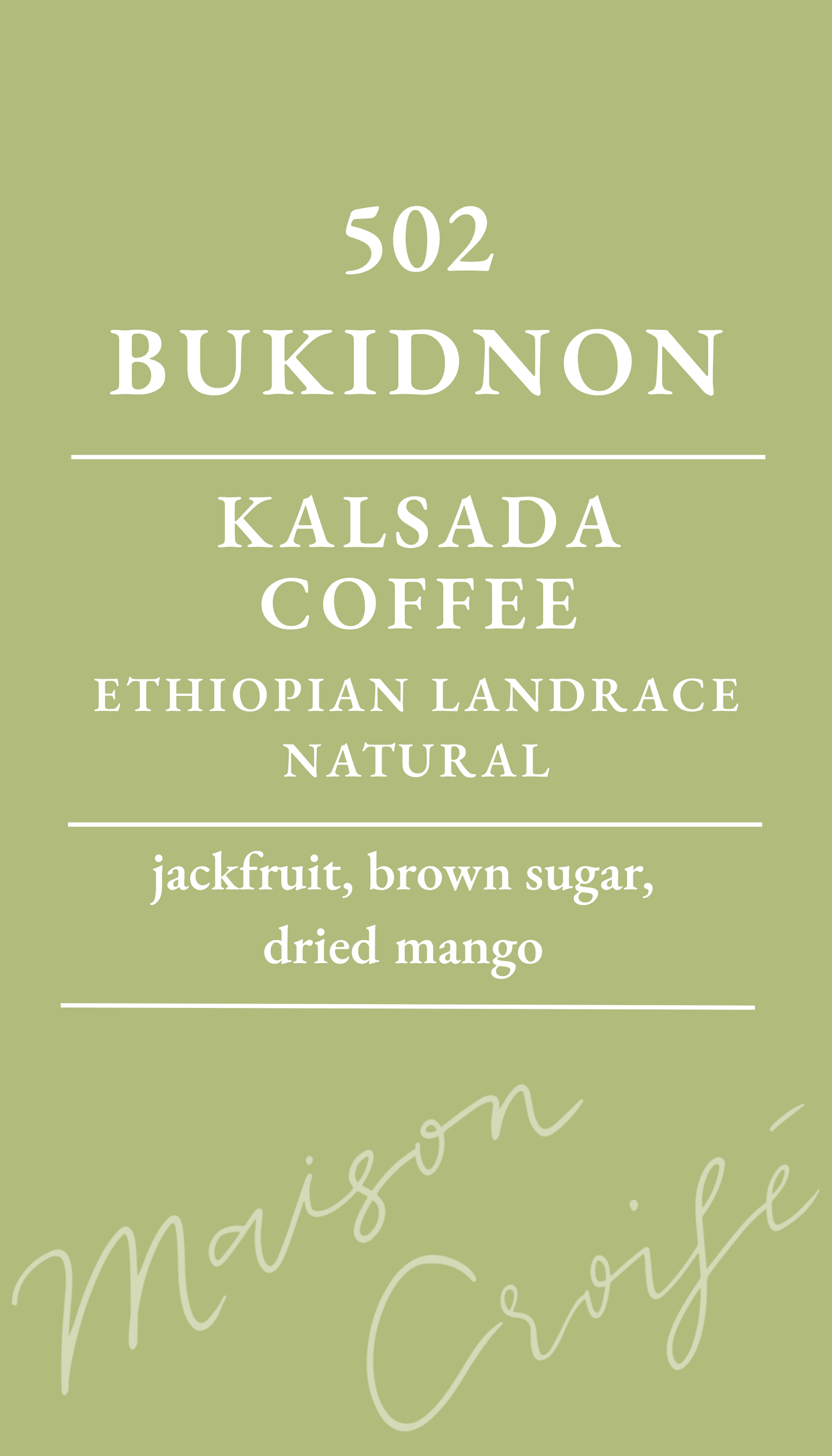 502 Bukidnon Kalsada Coffee