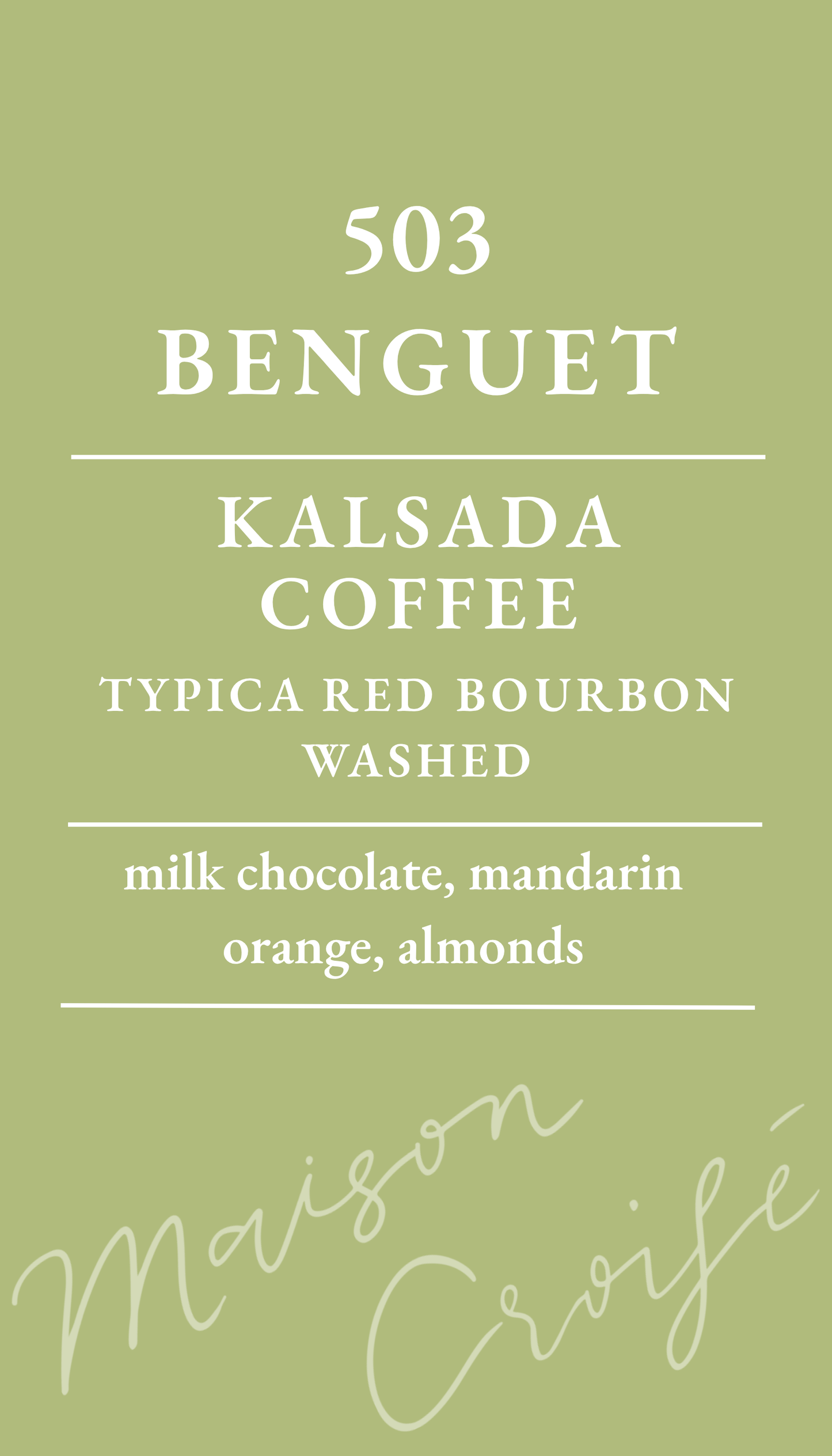 503 Benguet Kalsada Coffee